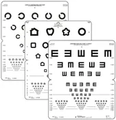 3 Meter 2 Sided ETDRS® Folding Chart
