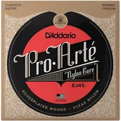 D'Addario EJ45 Silver/Clear Classical Guitar Strings