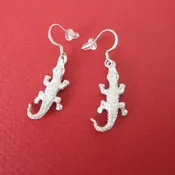 Alligator Earrings, Tiny