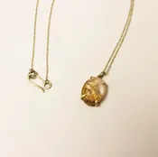 18kt Dendritic Agate Pendant — Jackson Grey Jewelers
