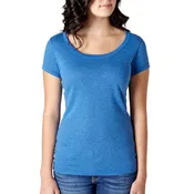 Tultex 243 Ladies Poly-Rich Blend Scoop Neck Tee