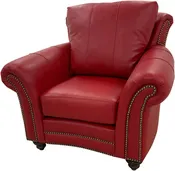 Anzio - Chair - Fendi Red