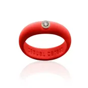 Cherry Diamond Silicone Ring