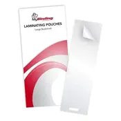 10mil 2-3/8" x 8-1/2" Large Bookmark Pouches with Short Side Slot - 100pk