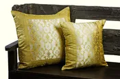 Champagne Kela Sari Pillow Cover