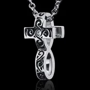 Cross Infinity, Infinity Necklace, Cross Necklace.