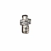 3" Silver Cross