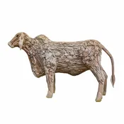 Cow Teakwood Sculpture