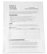 Acne Care Client Instruction Sheet