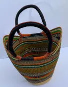 African Sea Grass Beach Basket