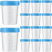15 Pcs Disposable Urine and Stool Specimen Cups