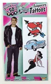 1950's Temporary Tattoos - Greaser - Costume Accessories