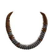 African snake vertebrae bones and sterling silver snake bone castings