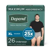 DEPENDS XL FOR MEN