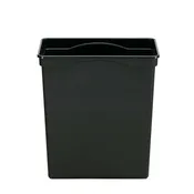 30L Black Plastic Trash Bucket [Sku:Pd5018]