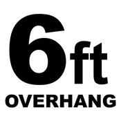 6 ft – Overhang Distance from Baseline