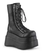 BEAR-265 Tiered Platform Lace-up Boots