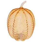 Apple Cider Wheat Embossed Glass Pumpkin