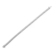 14K White Gold Prong Set Diamond Tennis Bracelet
