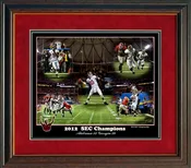 “2012 SEC Champions” framed Pitts print no coin