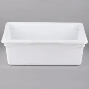 12 x 26 x 9 Shallow White Plastic Tub