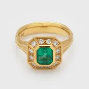 22k Emerald Ring