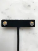 Concrete Fractured Earrings - Small