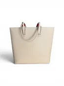 Christian Louboutin Cabata North South Zipped Tote Milk