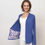 Mastectomy Recovery Hoodie with Surgical Drain Pockets Lightweight