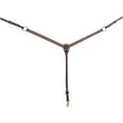 1" Breastcollar Roughout with Silver Dots