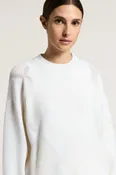 Alpaca and wool-blend knitted sweater