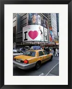 Framed Art 47th Street & Broadway by Igor Maloratsky 19 x 13
