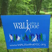 Walk this way – YARD SIGN