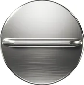 SPEYEGUARD® Fixed Peephole Cover, Brushed Chrome, Metal Plated Finish