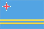 ARUBA NYLON PRINT FLAG - 3x5