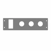 2" Faceplate (1) Kussmaul USB, (3) DC Outlet Holes