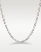 10k Yellow Gold Diamond Cuban Link Chain