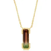 Bi-Color Tourmaline Pendant