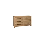 6 Drawer Dresser – Natural Oak