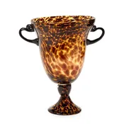 12" Tortoise Etruscan Style Vase with Handles | Tozai Home - PEH025