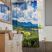 Powell Valley Shower Curtain