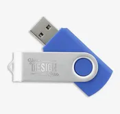 Laser Engraved Rotate USB Flash Drive 16GB