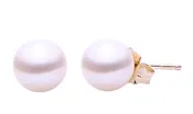 14Kt Yellow Gold Pearl Earring