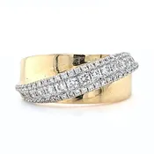 3-Row Fashion Ring