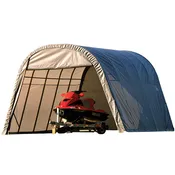 08' x 08' x 08' Portable Garage Canopy – Heavy Duty Steel Frame Shelter for Vehicles & Outdoor Storage