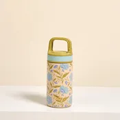 6 oz Lil' Bitty Bottle - Poppin' Petals Aqua
