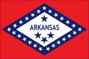 ARKANSAS NYLON PRINT FLAG - 3X5