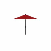11' Auto Tilt Red Umbrella