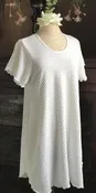 Short Sleeve Short Gown DOT
