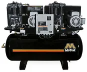 120-Gallon Two Stage Electric Duplex Horizontal M Series – 7.5 HP